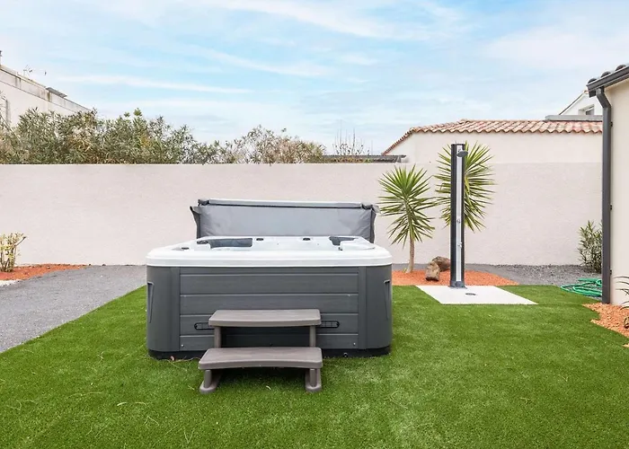 T4 Climatisee Avec Jardin, Jacuzzi Et Free Wifi A 600 M De La - Fr-1-423-234 ヴィラ